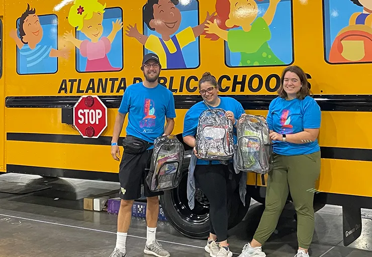 Supporting Students at Atlanta Public Schools’ Back-to-School Bash