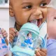 babies with sippy cups with ms rachel graphics